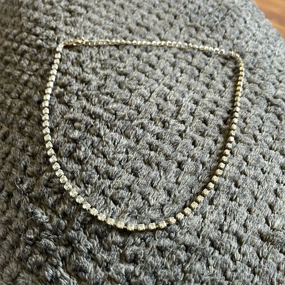 Macy’s Cubic Zirconia Choker Necklace - Picture 1 of 2